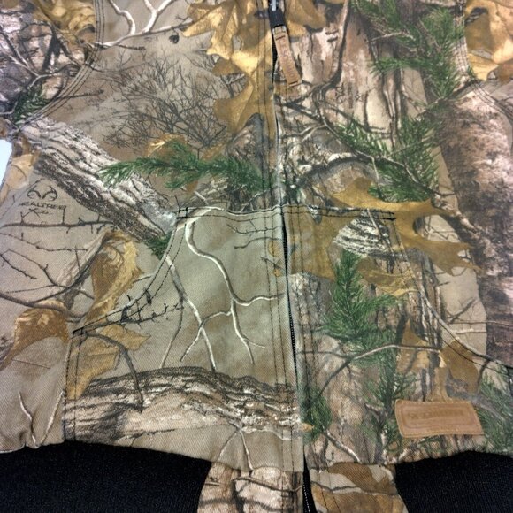 CE Schmidt Workwear Kids Medium RealtTree Camo Jacket Hunting Quilted Hunt - Picture 10 of 13